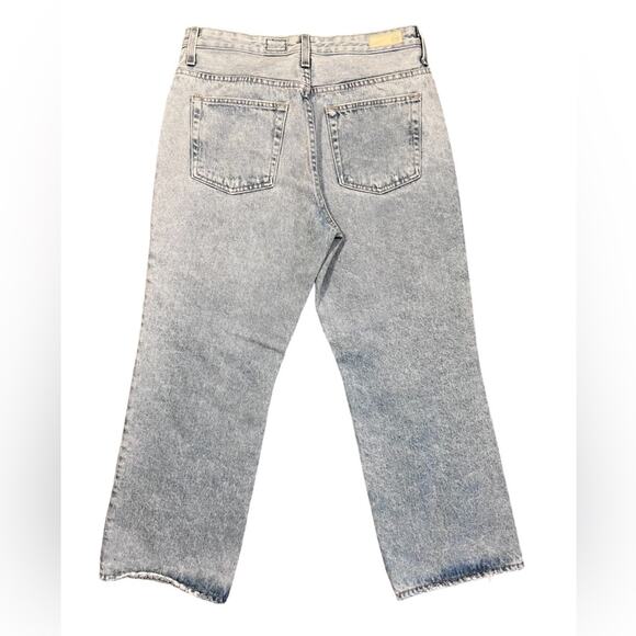 AG Adriano Goldschmied Rhett Aflame Vintage High Rise Straight Crop Jeans 32R - Picture 8 of 16